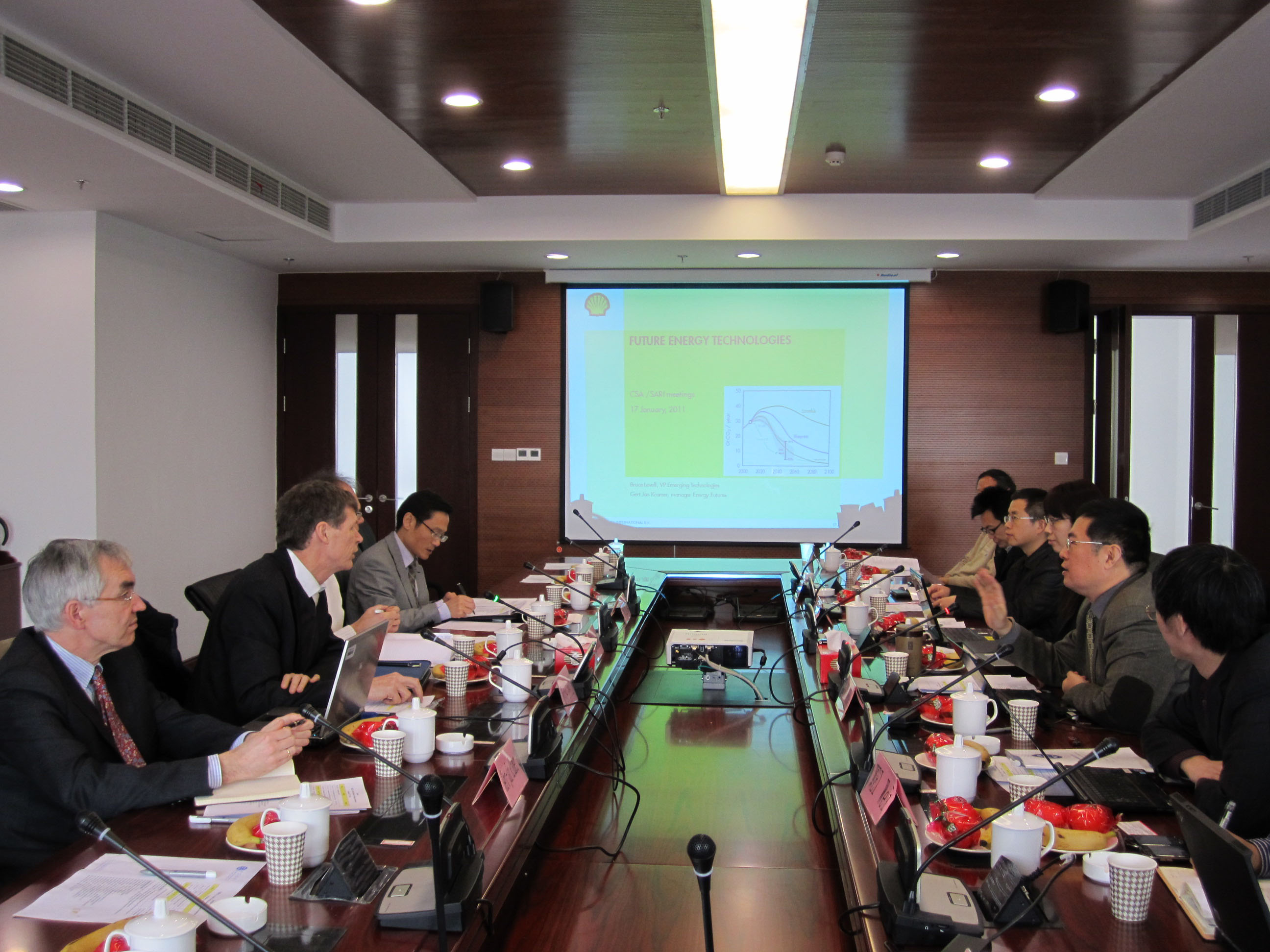 Delegation from Shell Paid a Visit to SARI