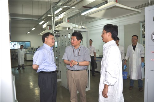 JIANG Mianheng Inspected SARI'Labs