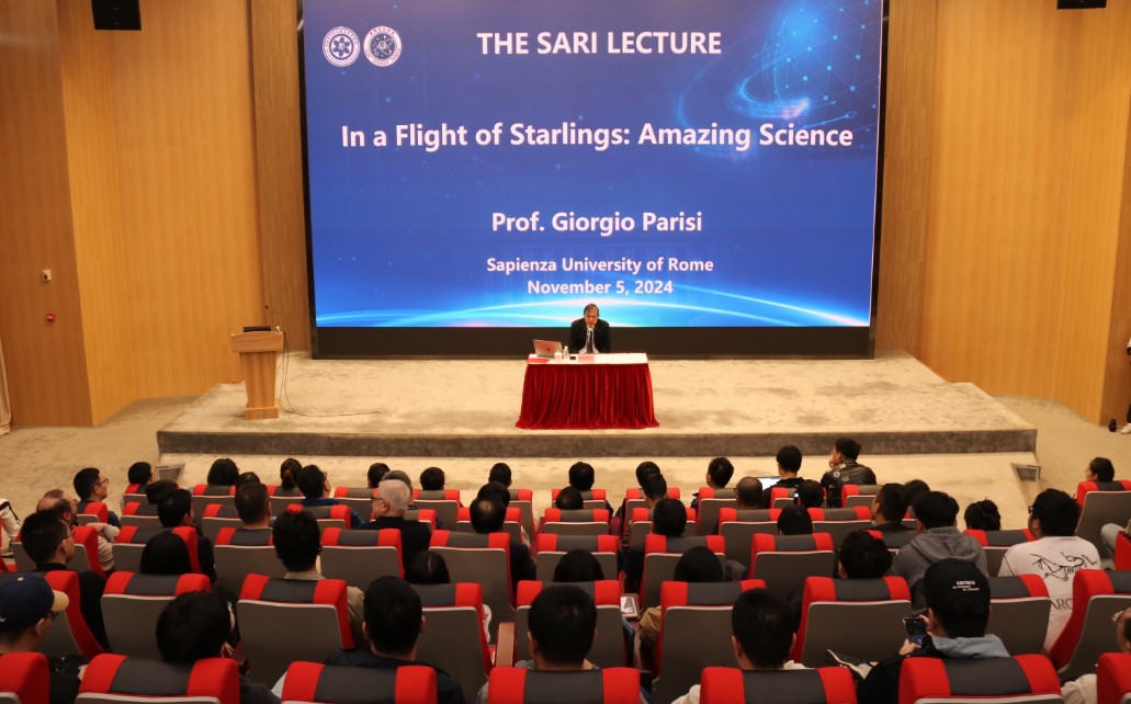 Nobel Laureate Prof. Giorgio Parisi Shared Views on Amazing Science at SARI